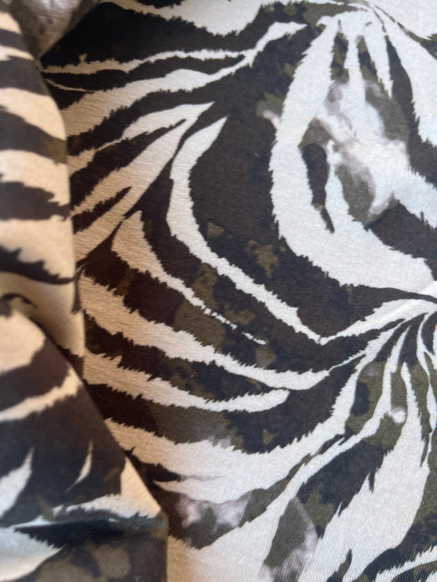 JUNO 044 Felpa/jogging full zebra print