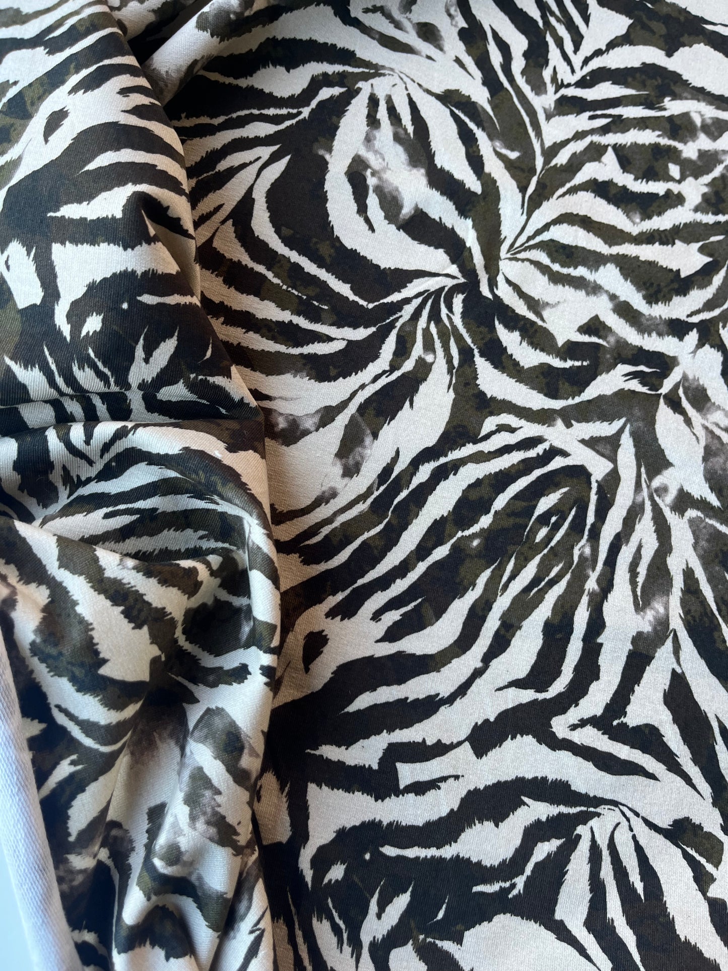 JUNO 044 Felpa/jogging full zebra print