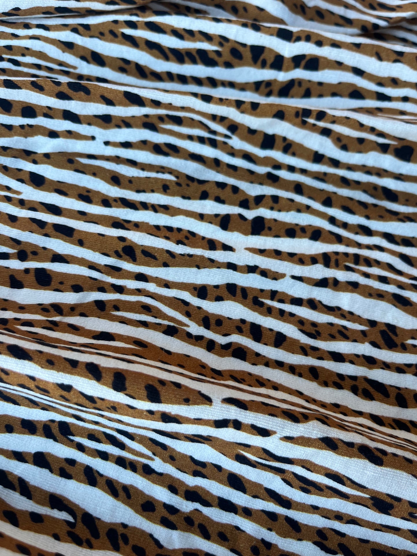 JUNO 045 voile slub linen zebra/leopard