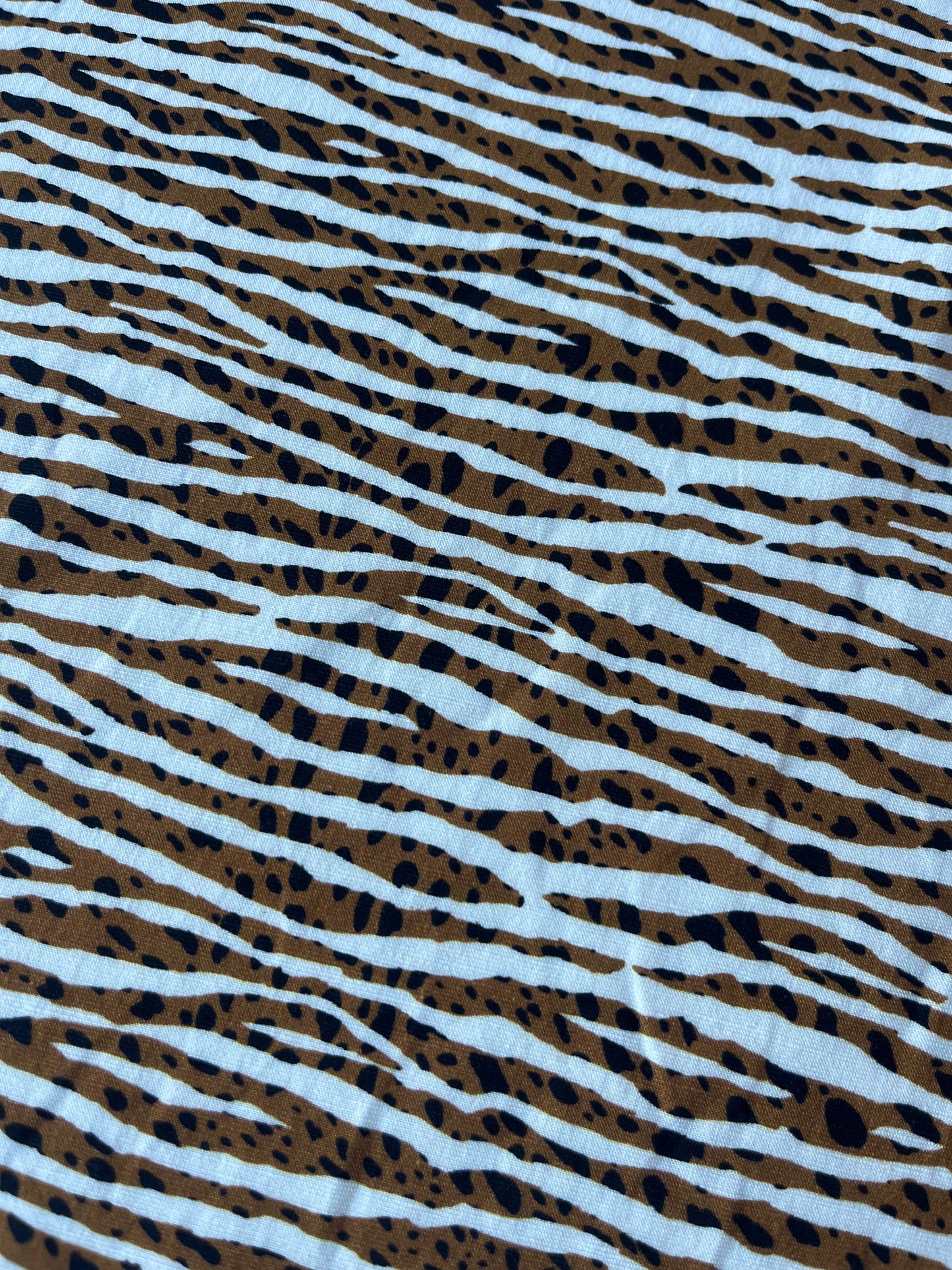 JUNO 045 voile slub linen zebra/leopard