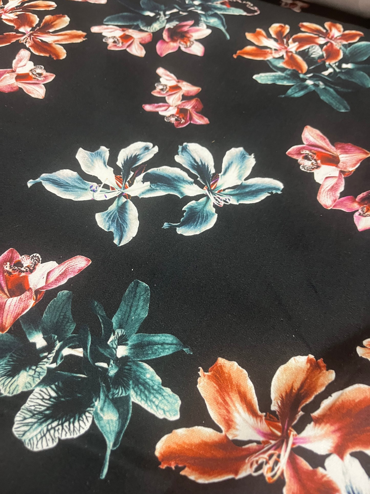 B01 cotton stretch flowers