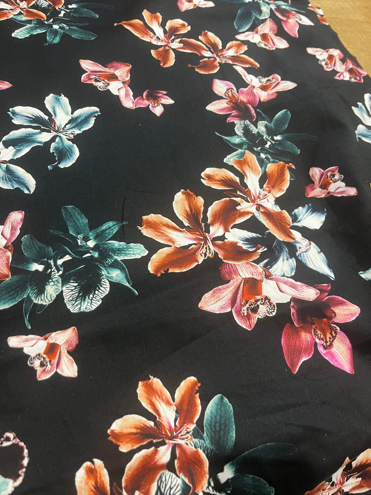 B01 cotton stretch flowers