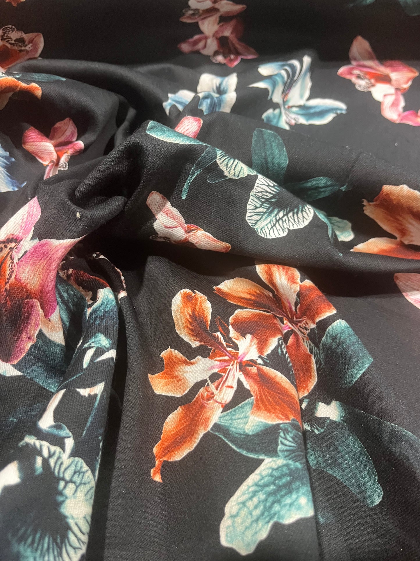 B01 cotton stretch flowers