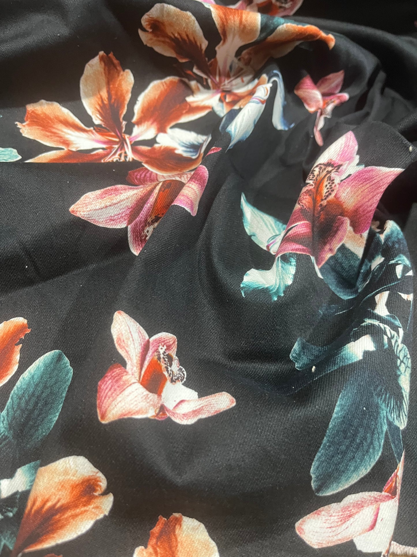 B01 cotton stretch flowers