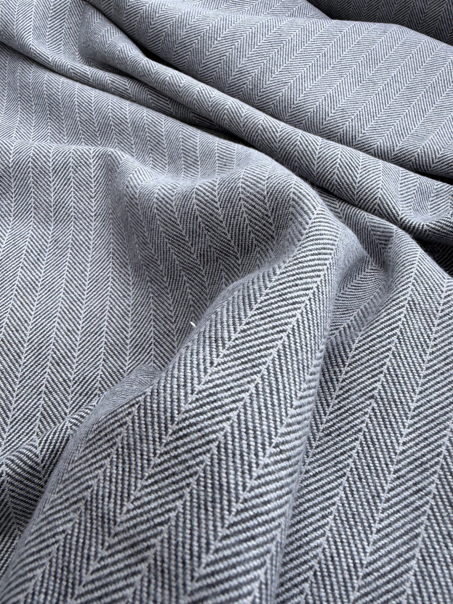 PC B.ROSE 036 wool herringbone suiting fabric