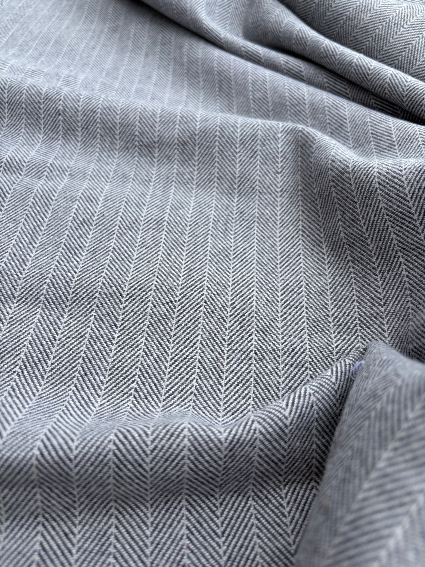 PC B.ROSE 036 wool herringbone suiting fabric