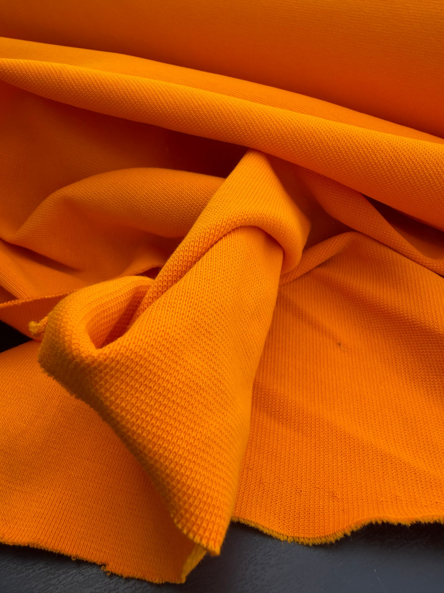 LC B.ROSE 040 heavy cotton rib 1 x 1 bright mango