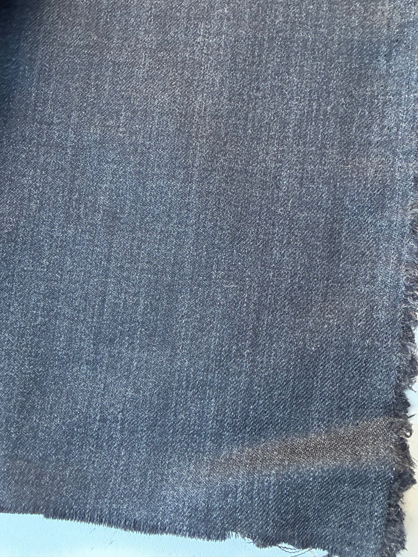 LORO 007 grey mélange wool/cashemere stretch