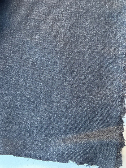 LORO 007 grey mélange wool/cashemere stretch