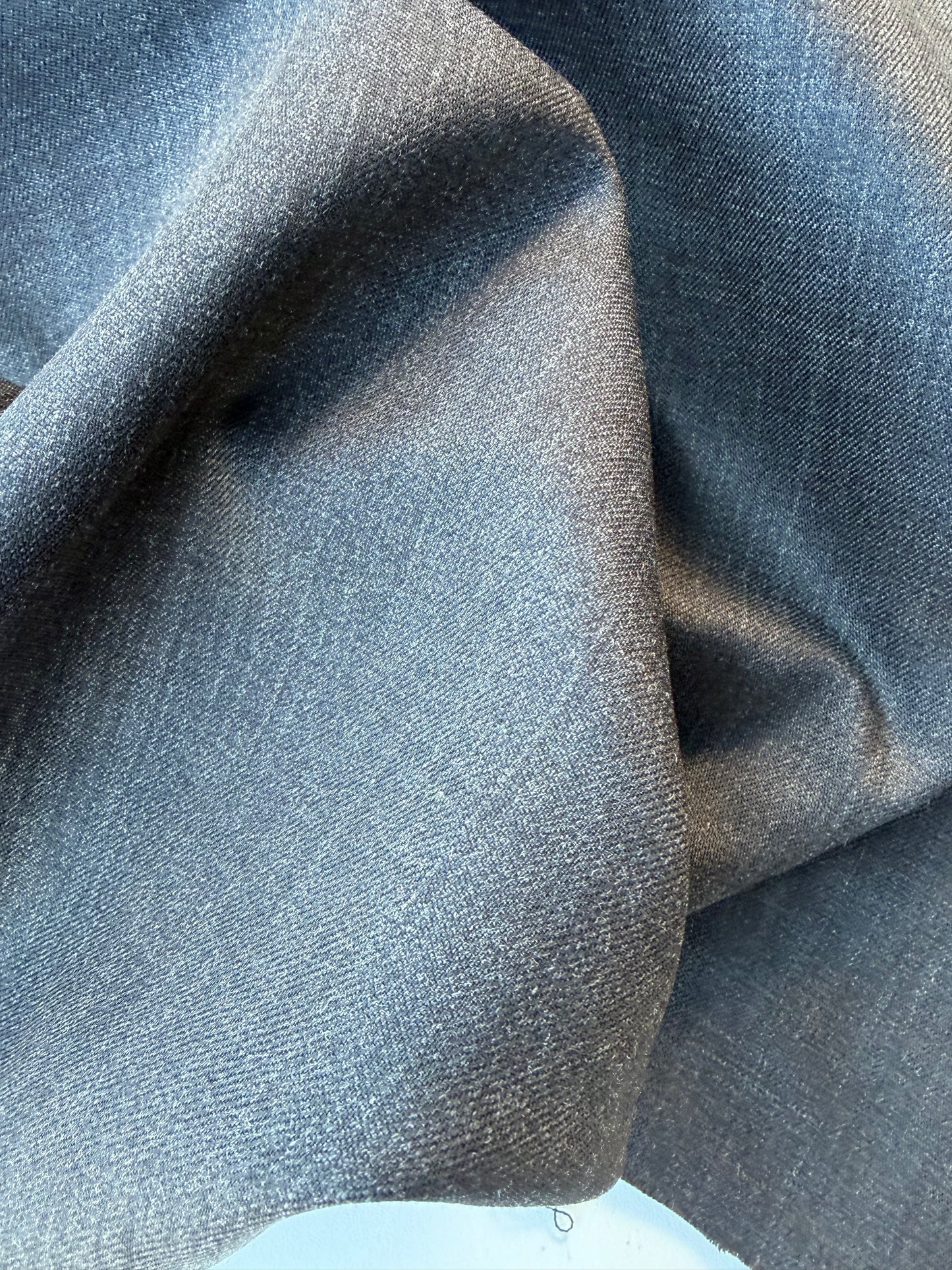LORO 007 grey mélange wool/cashemere stretch