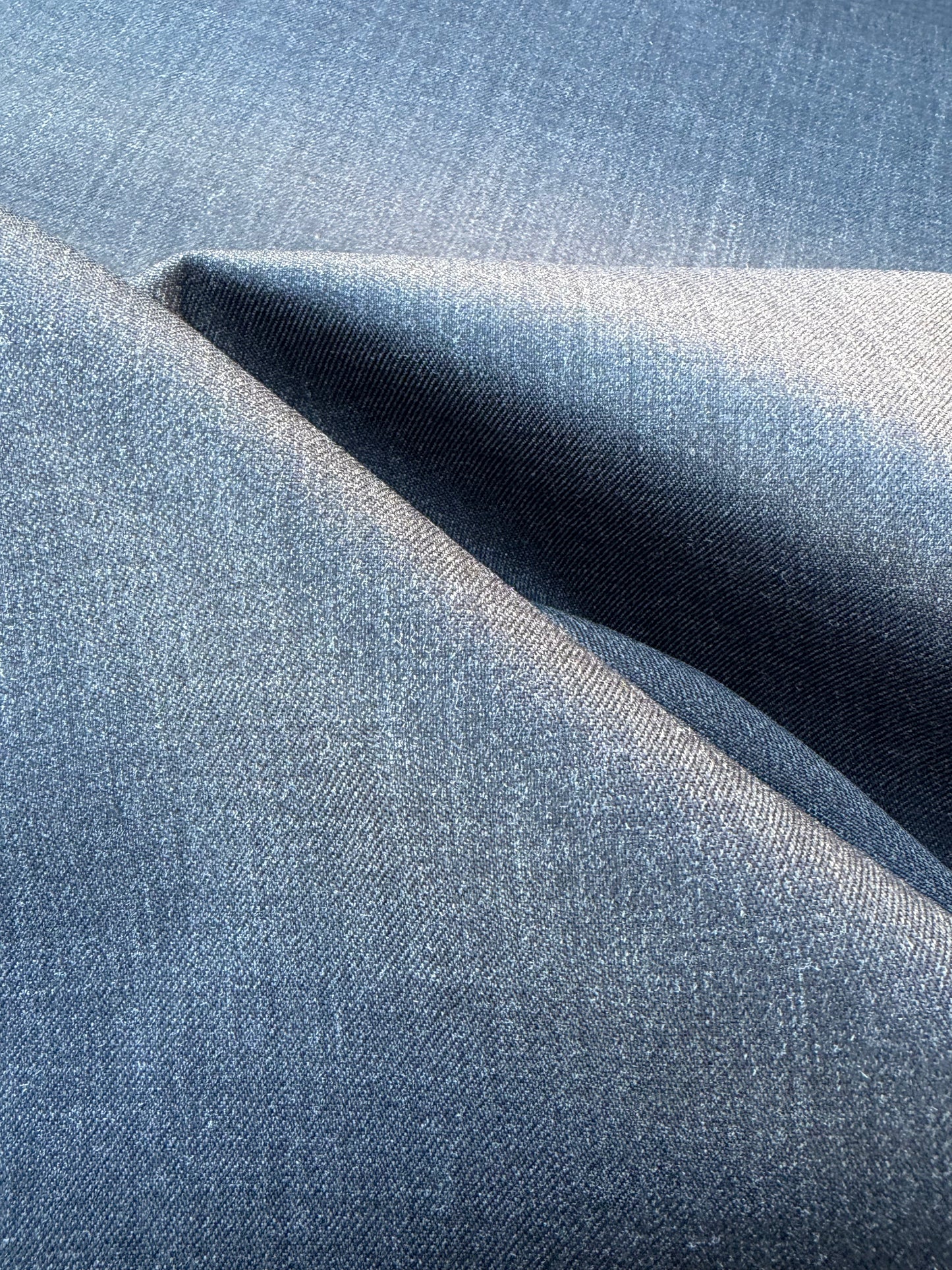LORO 007 grey mélange wool/cashemere stretch