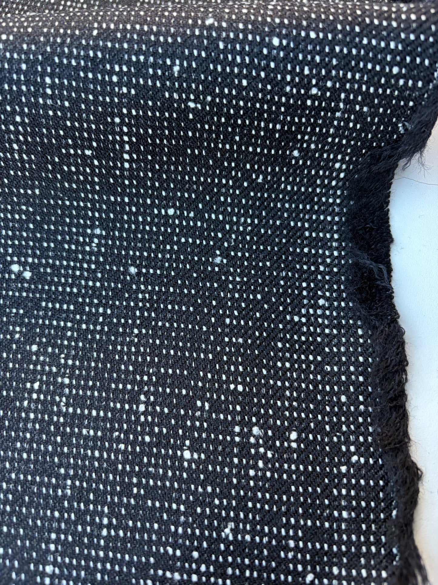 LORO 008 black/white tweed wool/silk stretch