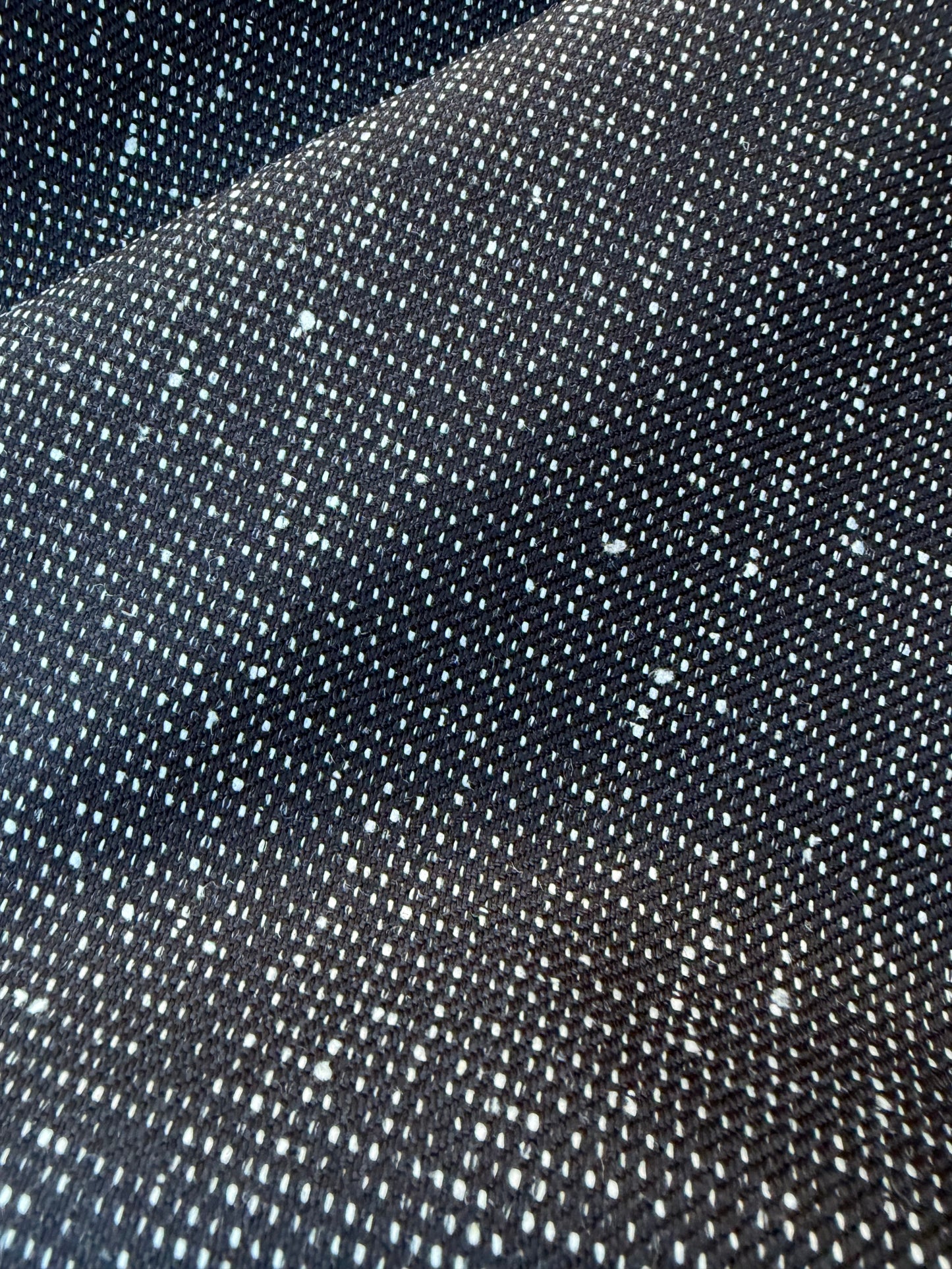 LORO 008 black/white tweed wool/silk stretch