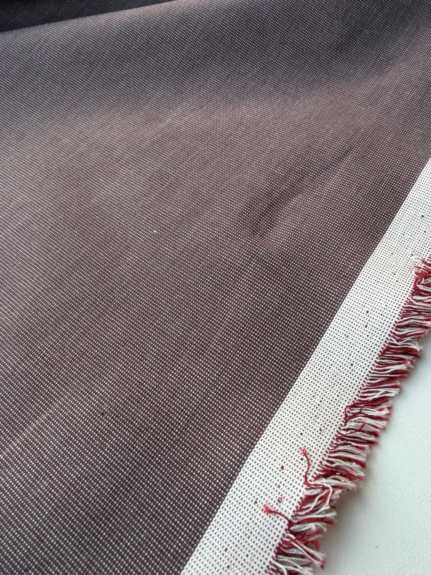 AMI 035 yarn dyed cotton mini check