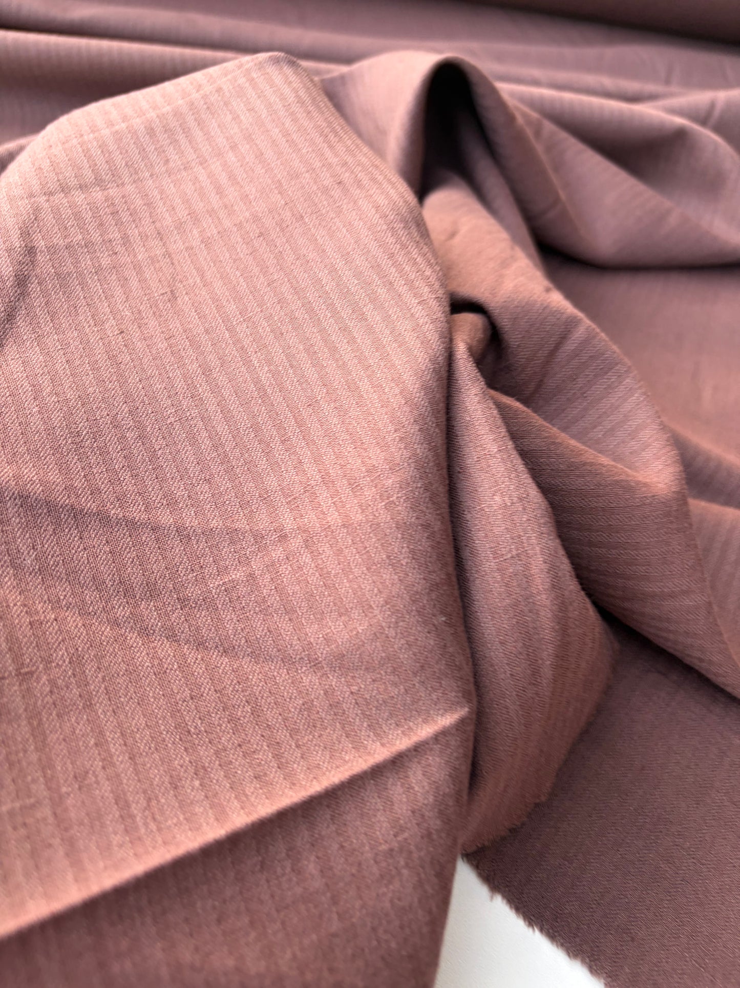 AMI 036 yarn structured cotton stripes brown