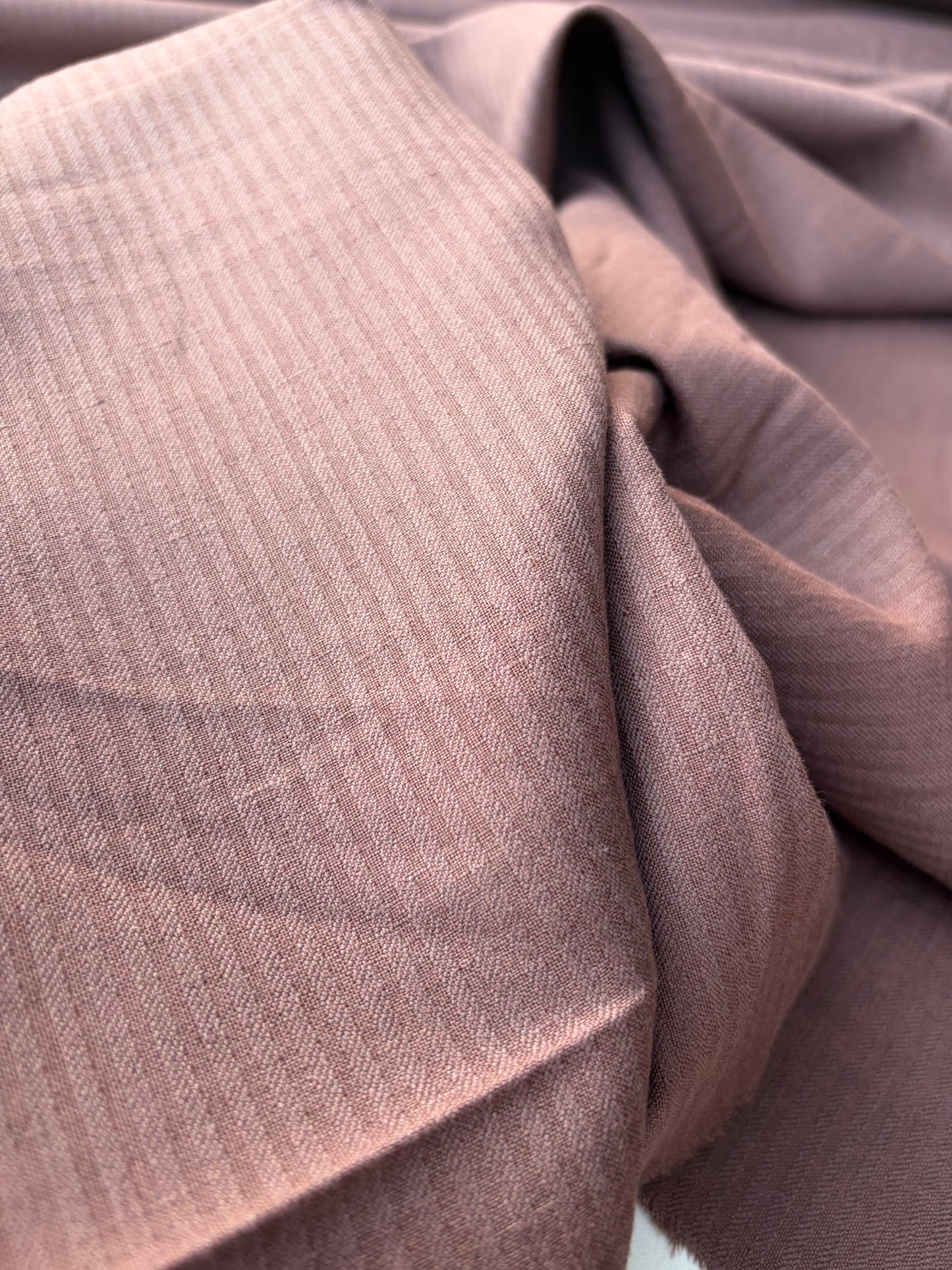 AMI 036 yarn structured cotton stripes brown