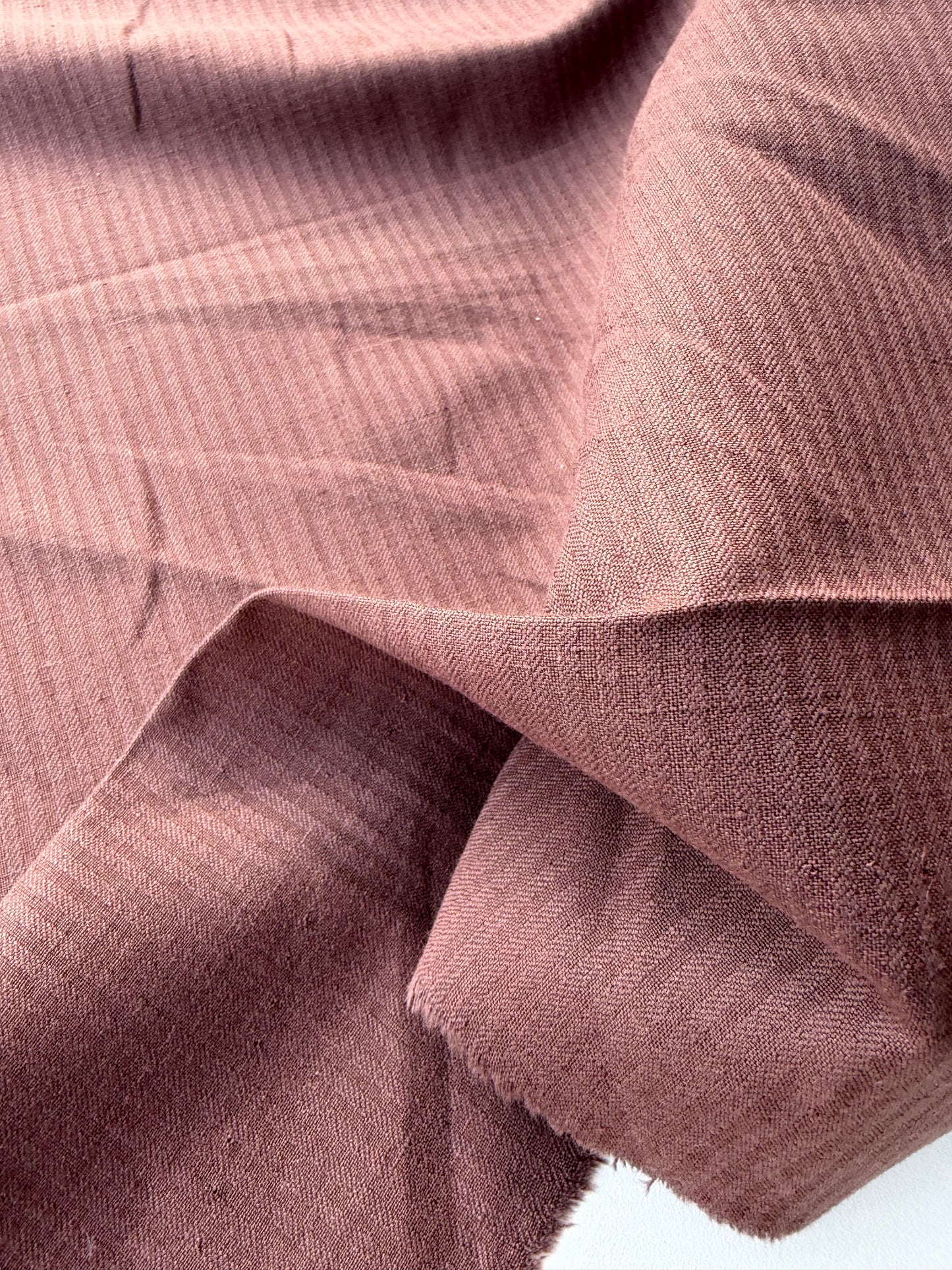 AMI 036 yarn structured cotton stripes brown
