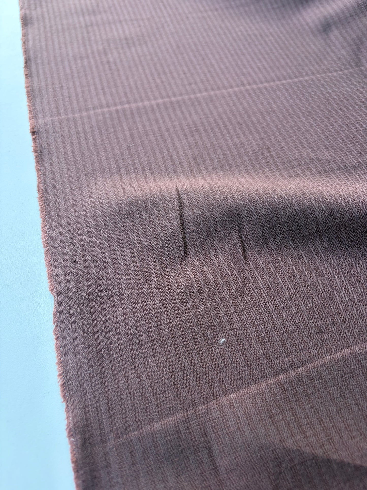 AMI 036 yarn structured cotton stripes brown