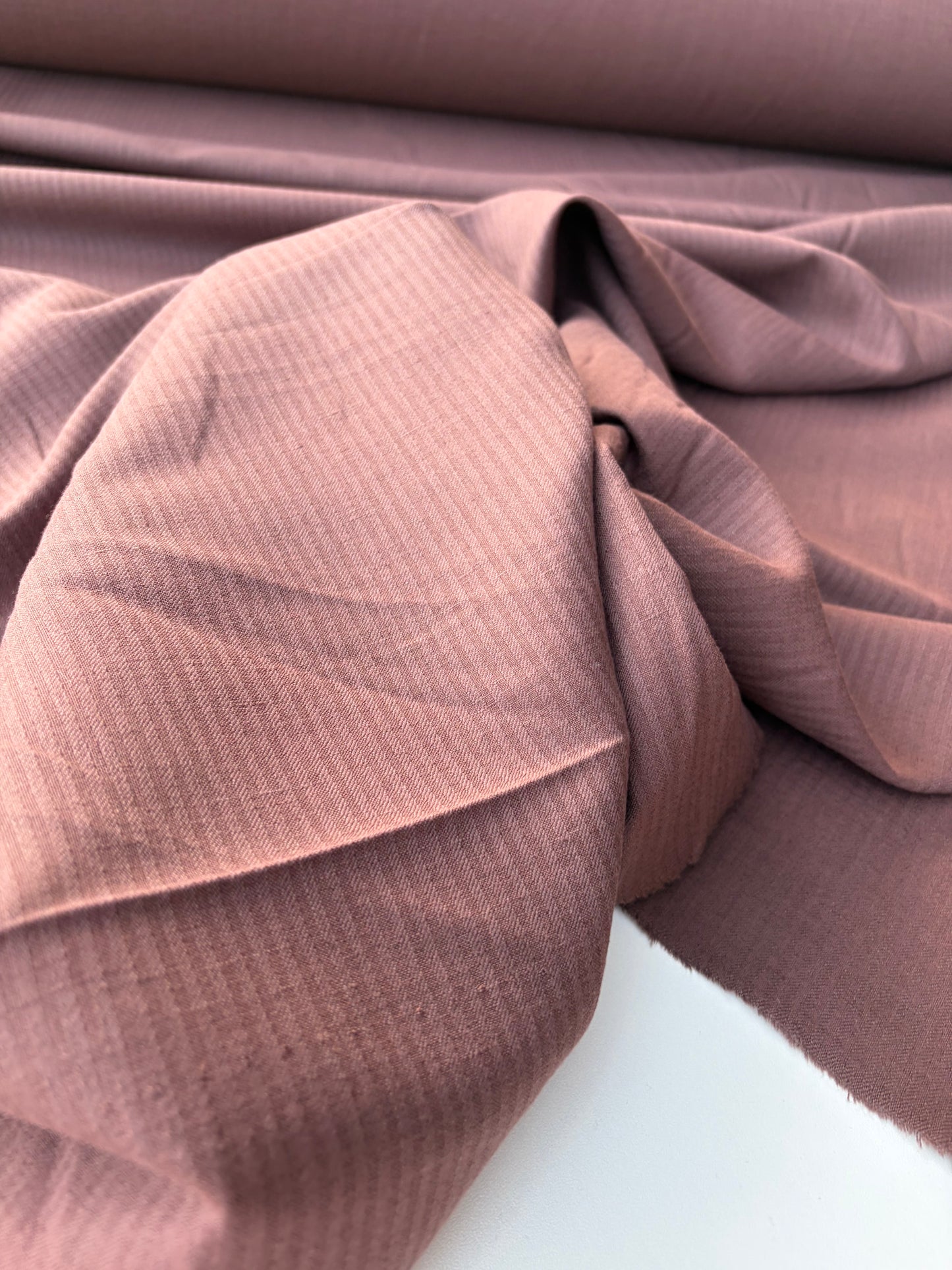 AMI 036 yarn structured cotton stripes brown