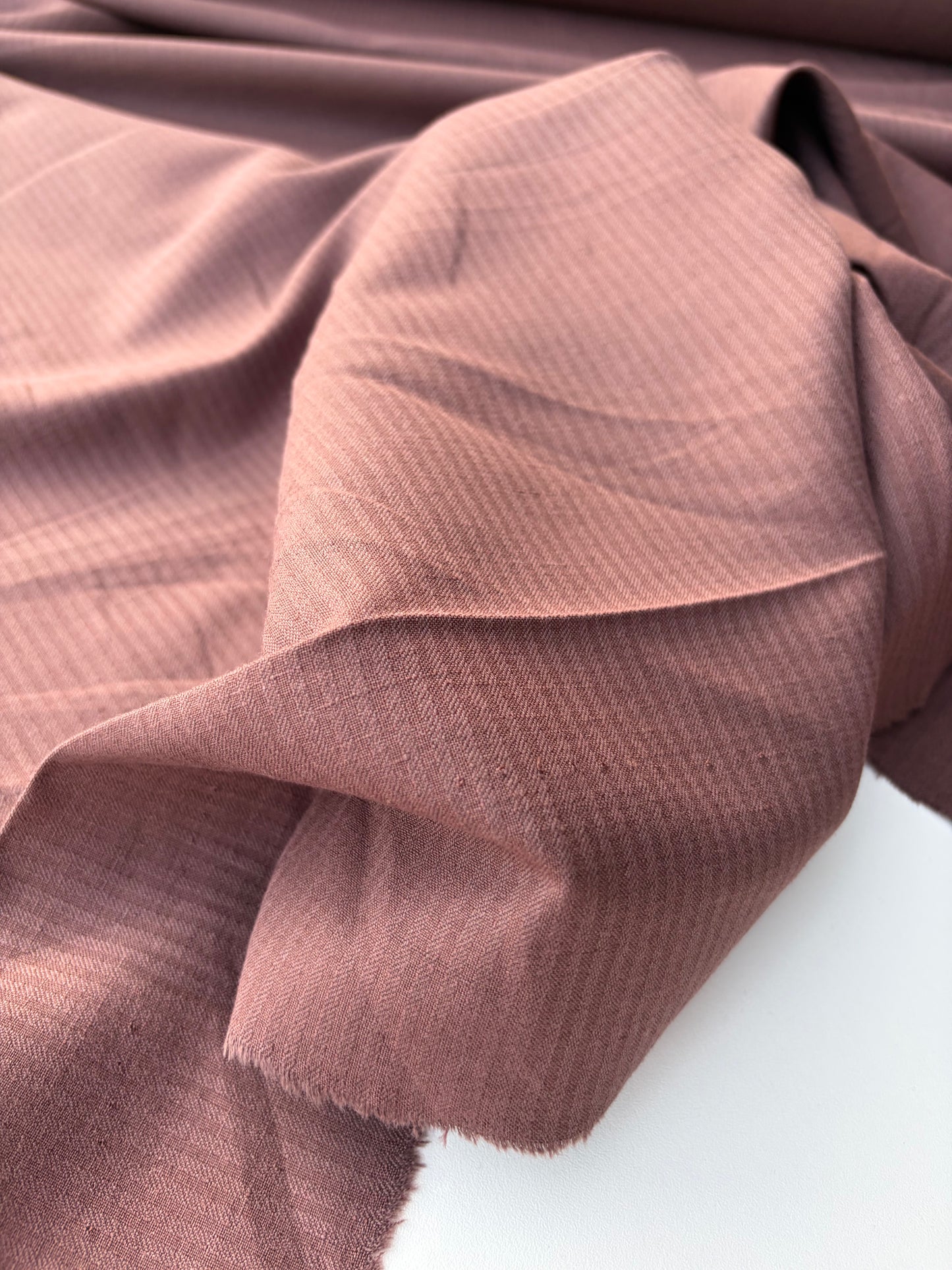 AMI 036 yarn structured cotton stripes brown