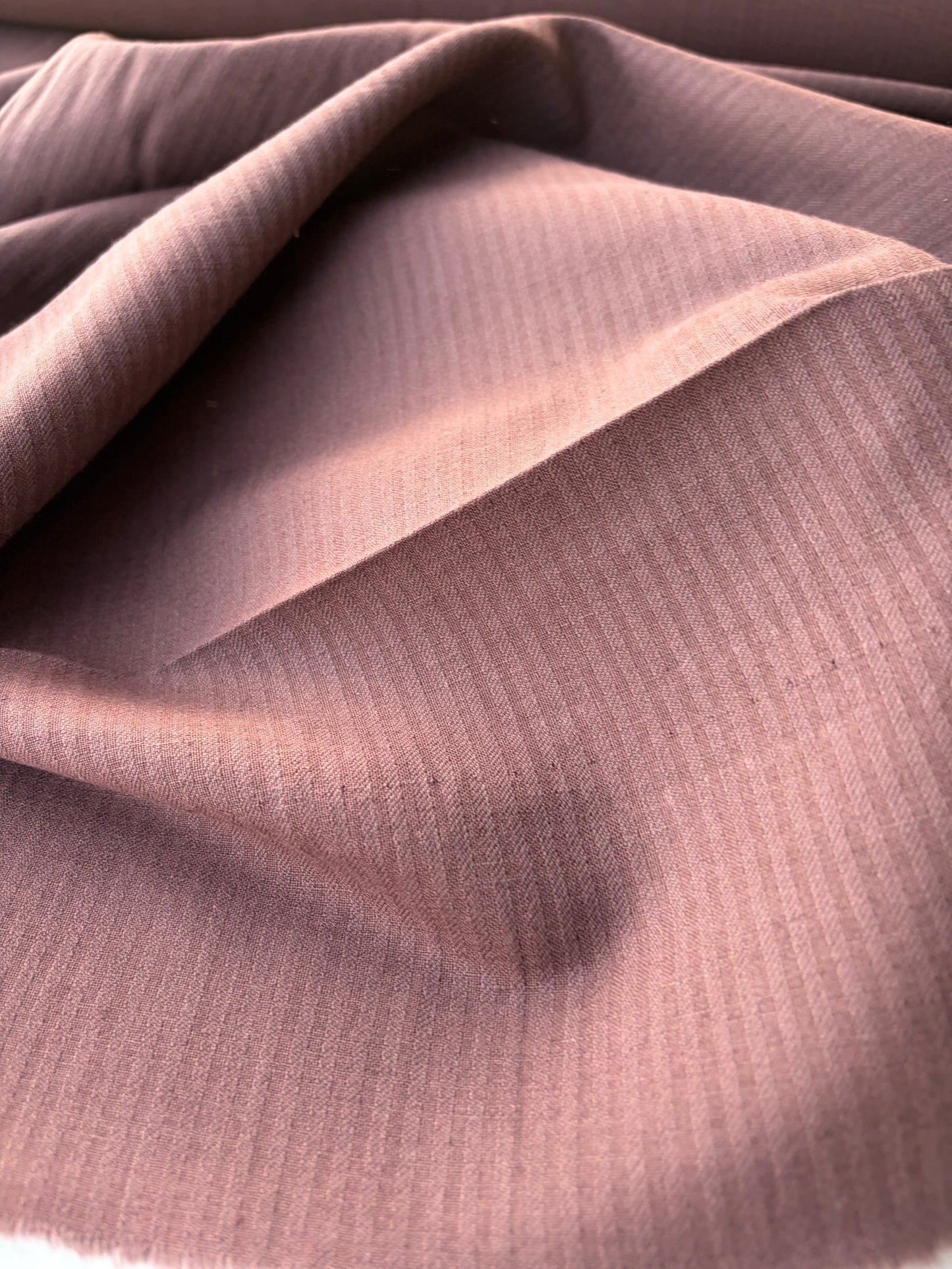 AMI 036 yarn structured cotton stripes brown