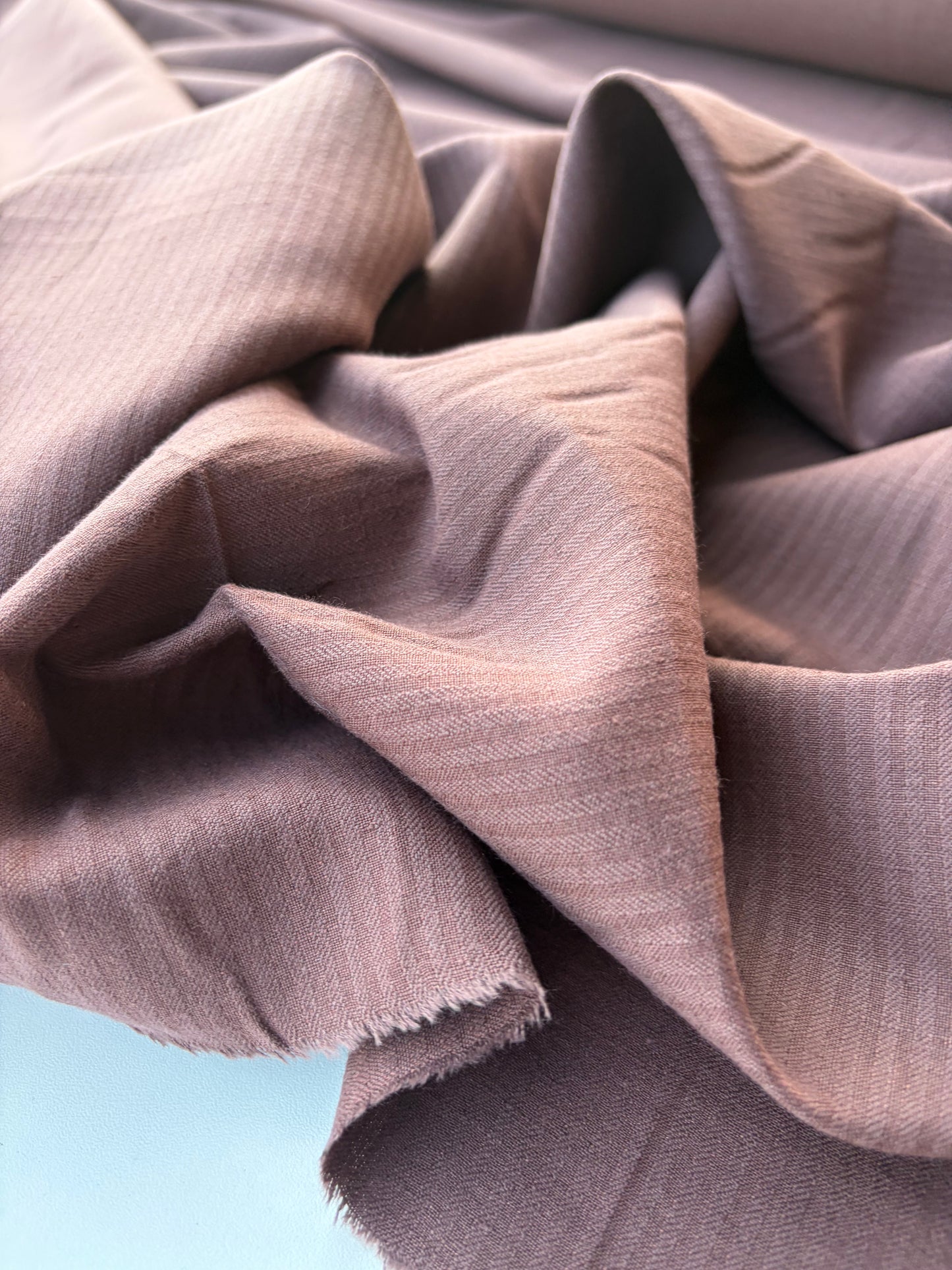 AMI 036 yarn structured cotton stripes brown