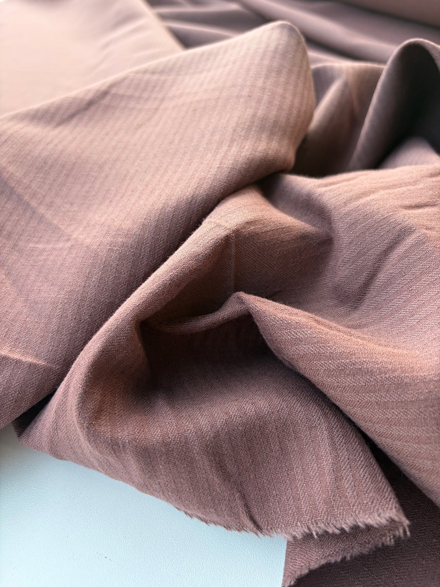 AMI 036 yarn structured cotton stripes brown