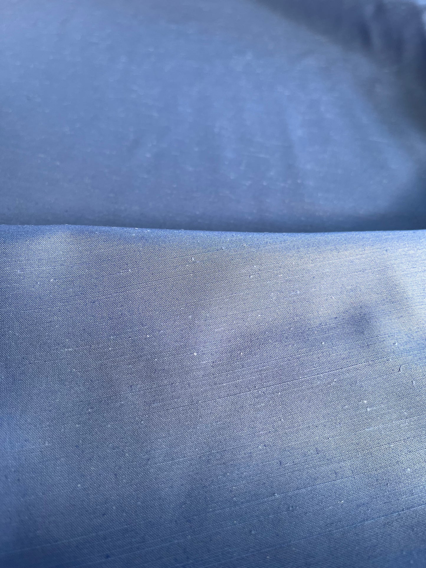 E 02 shantung blue blouse fabric