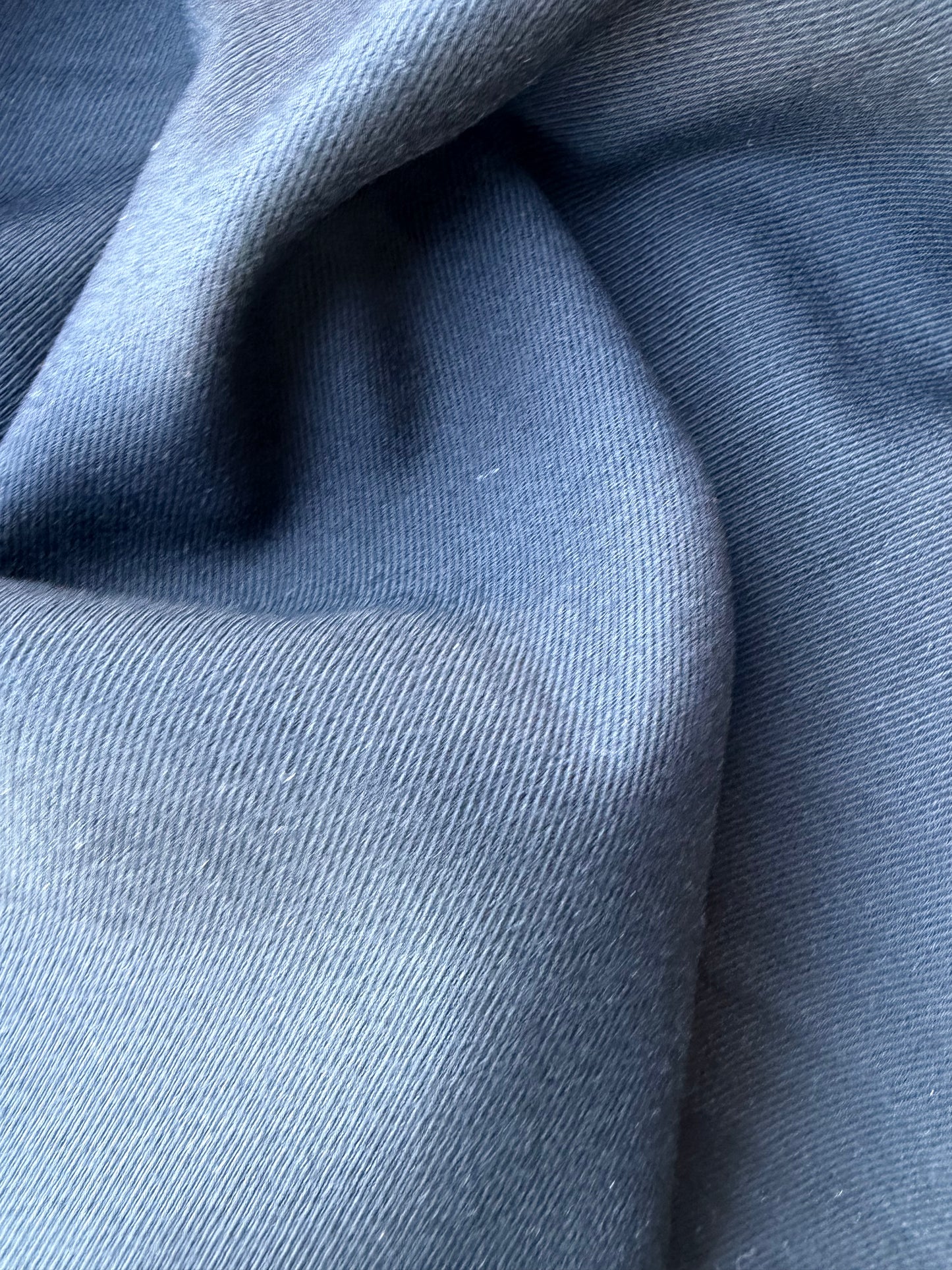 LORO 012 black twill wool stretch