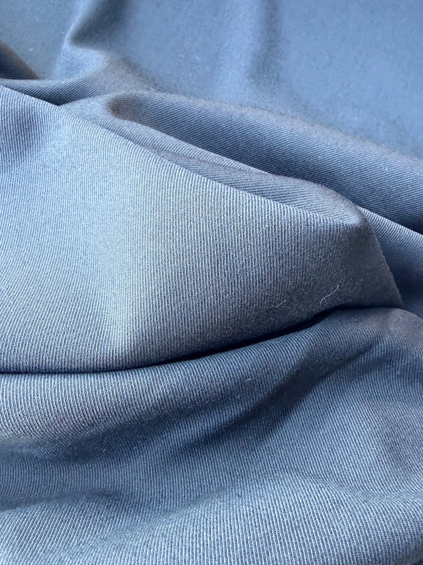 LORO 012 black twill wool stretch