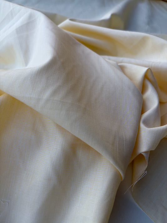 AMI 038 yarn dyed cotton oxford banana puree