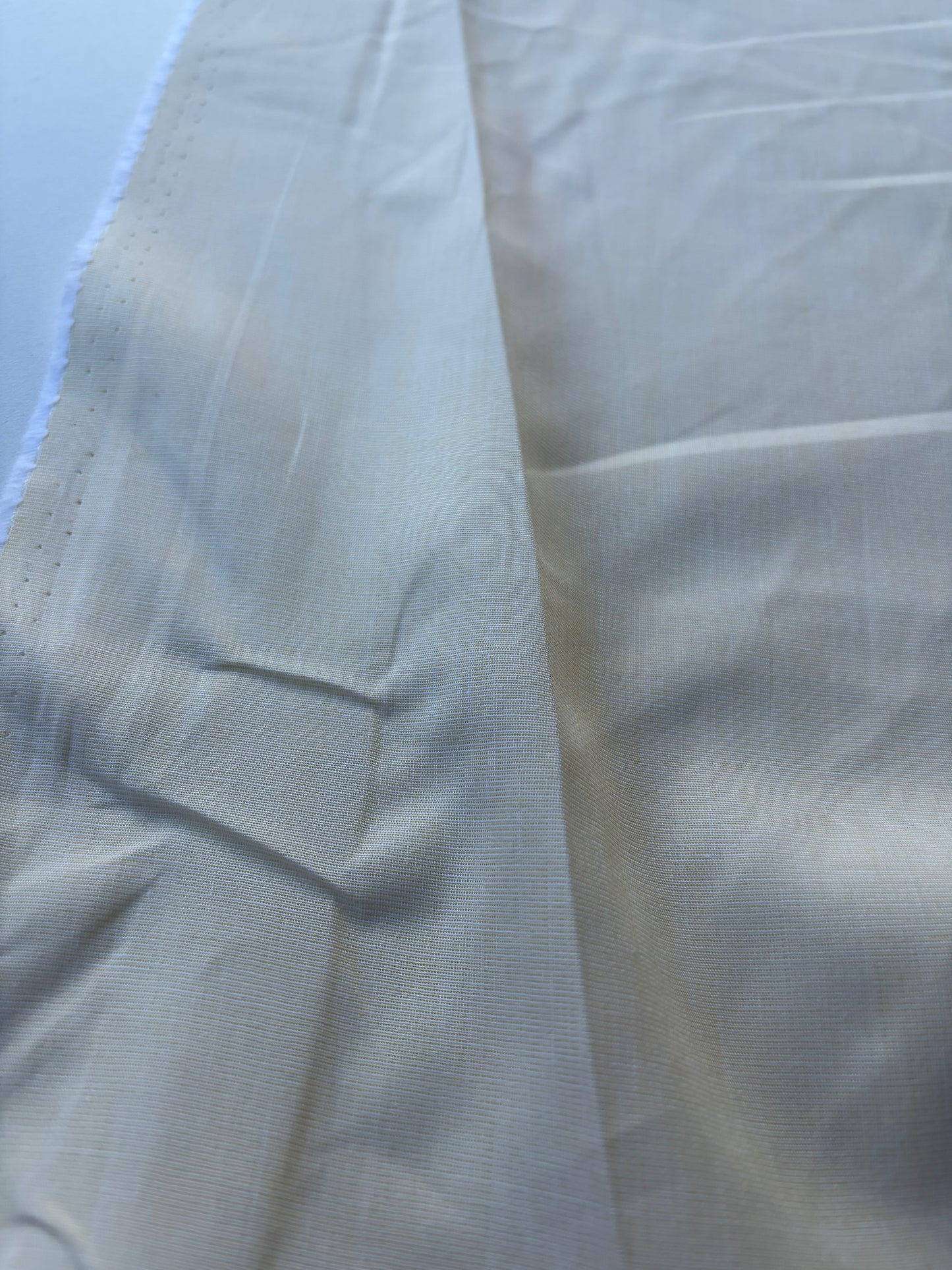 AMI 038 yarn dyed cotton oxford banana puree
