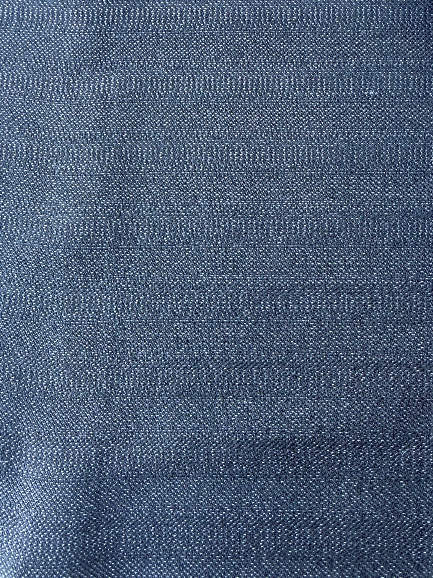 LORO 013 black shiny striped wool stretch