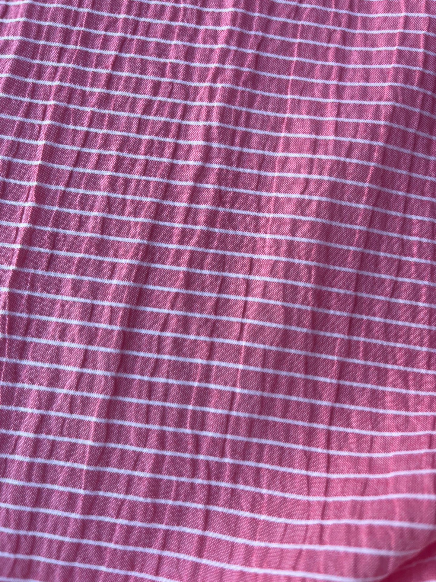MONTI 003 23492 soft crinkle cotton red/white stripe
