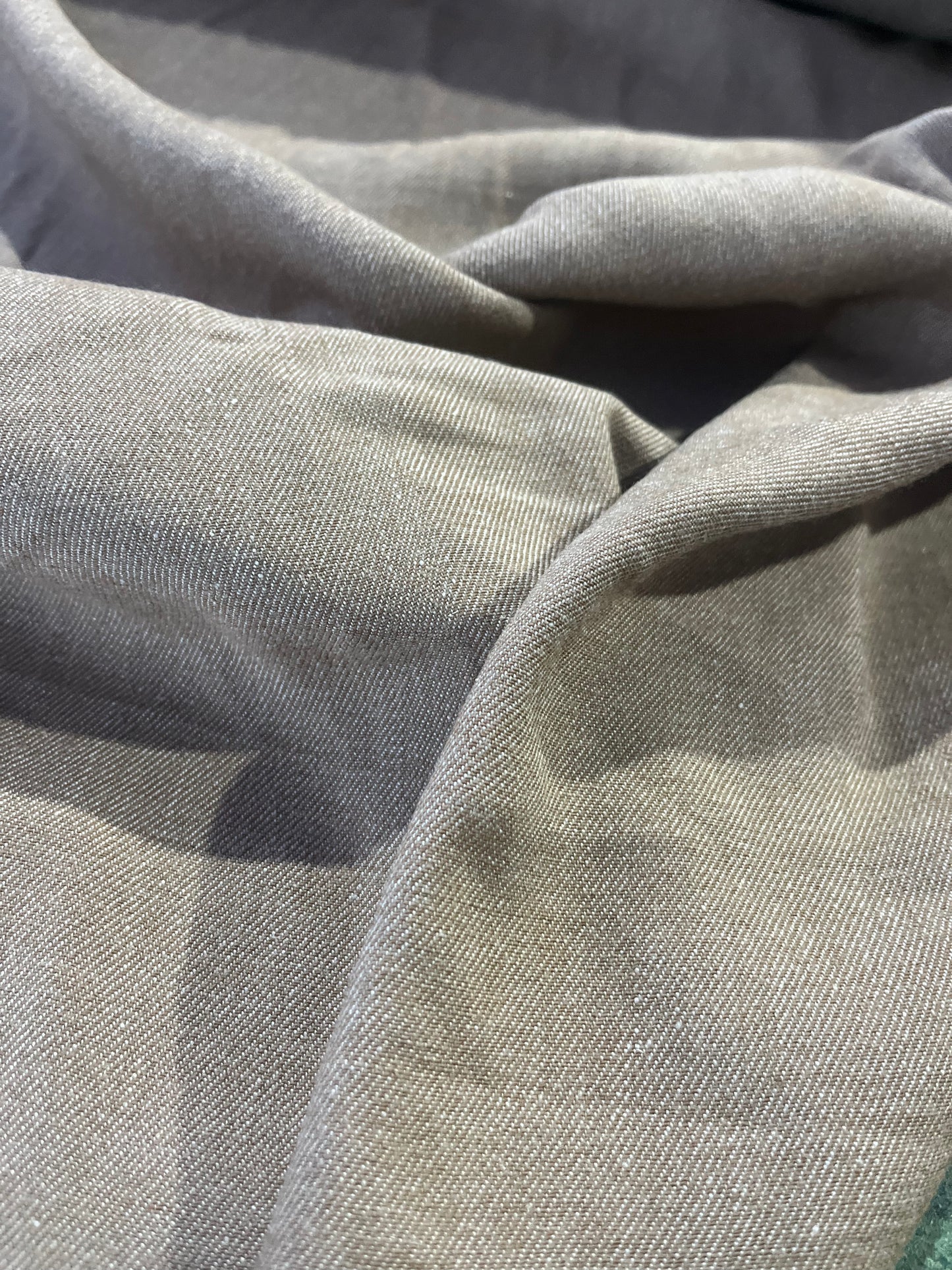 SHAFTY 145 jeans with linen cappucino colour