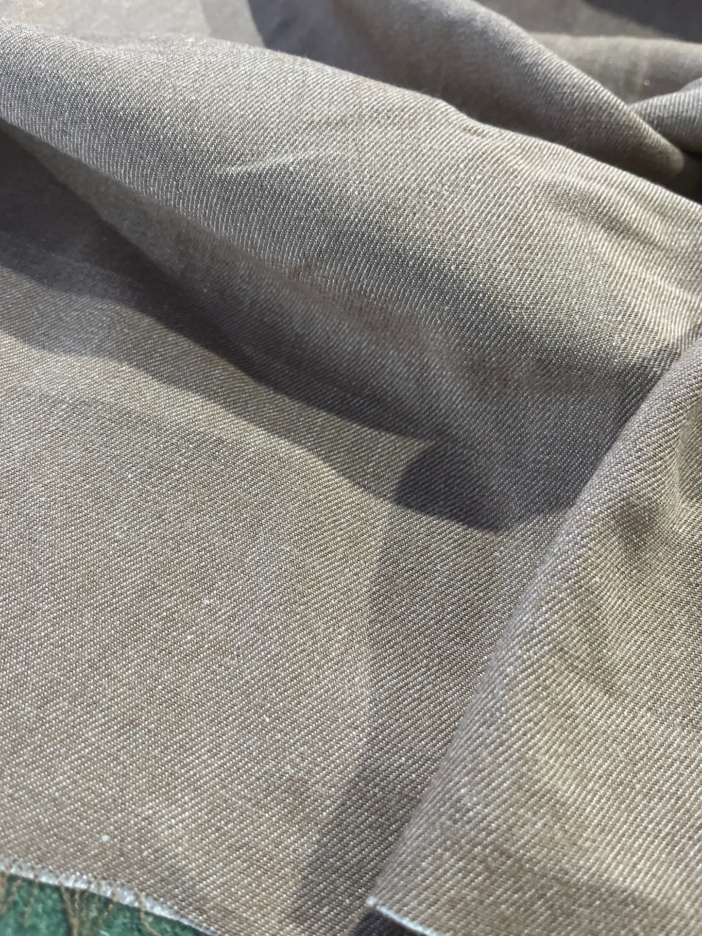 SHAFTY 145 jeans with linen cappucino colour