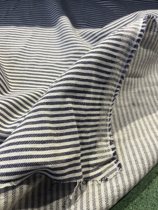 SHAFTY 150 jeans with linen striped