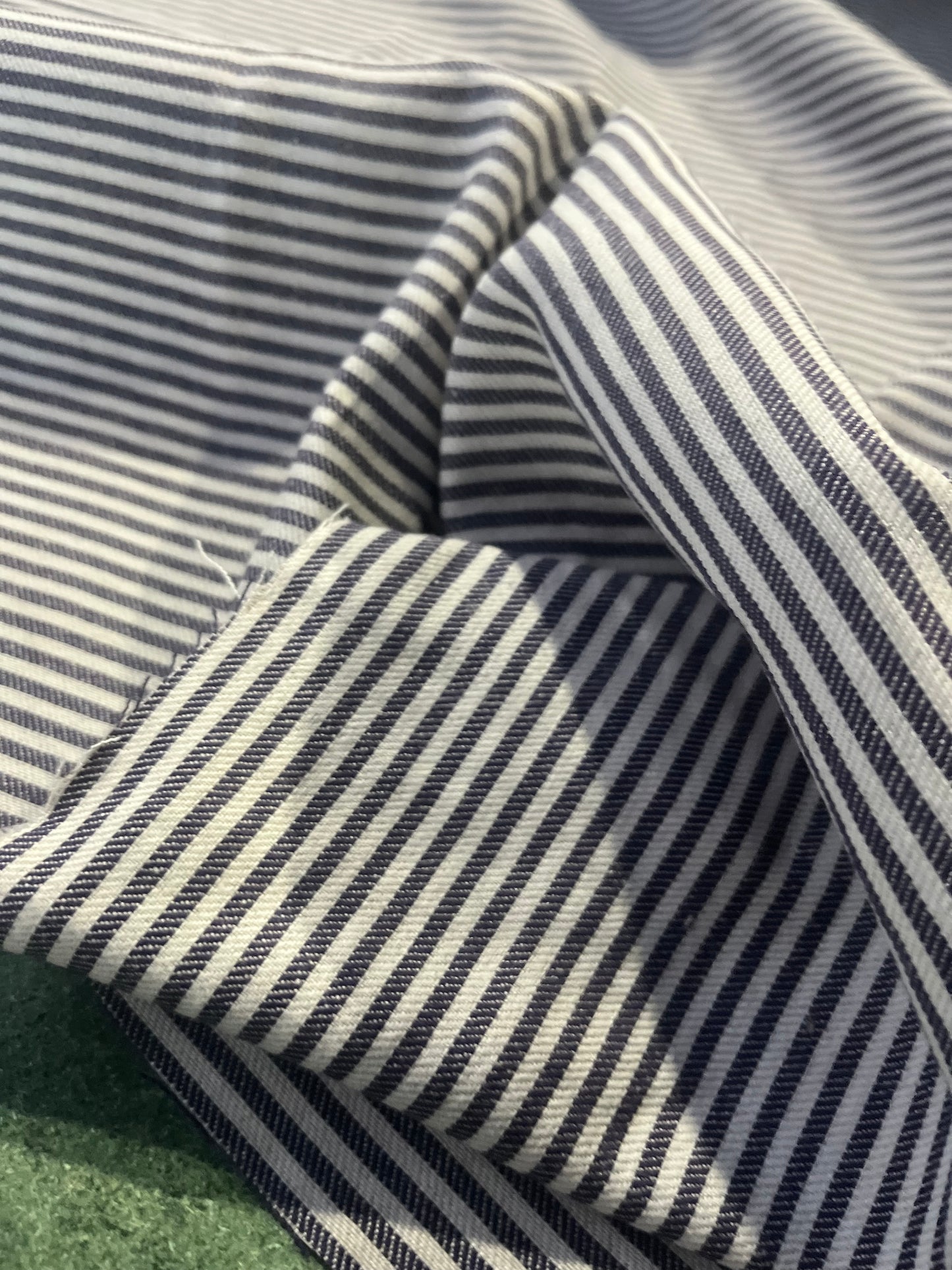 SHAFTY 150 jeans with linen striped