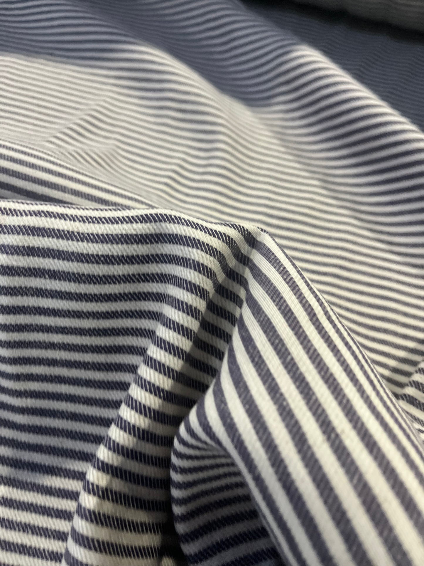 SHAFTY 150 jeans with linen striped