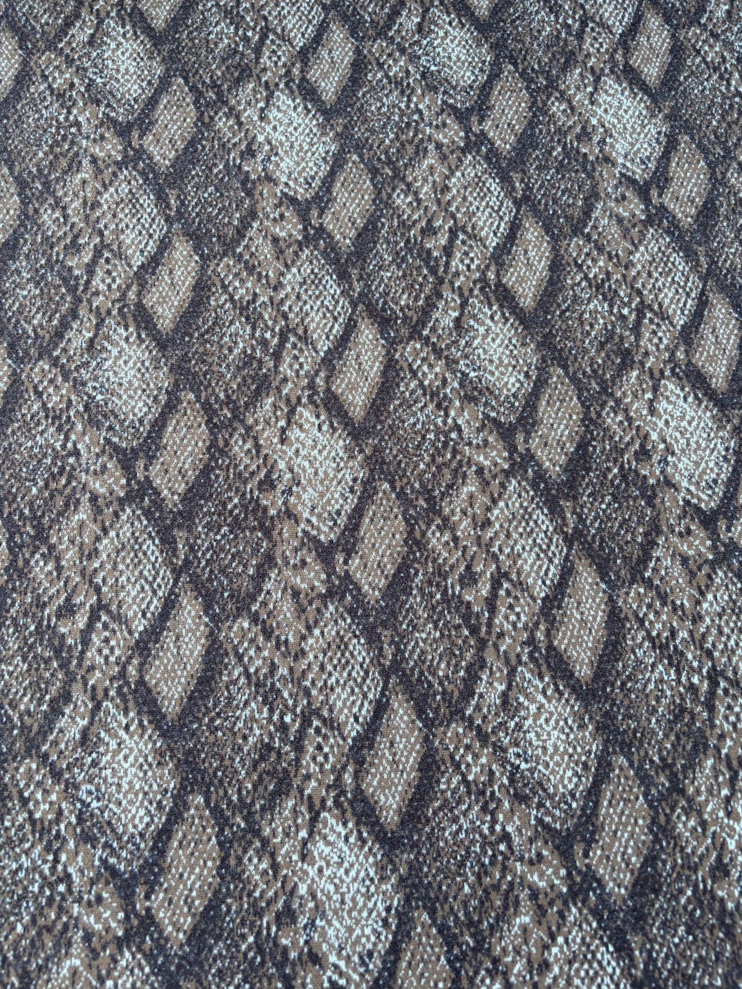 BILLY 001 brushed snake design heavy jersey jacquard