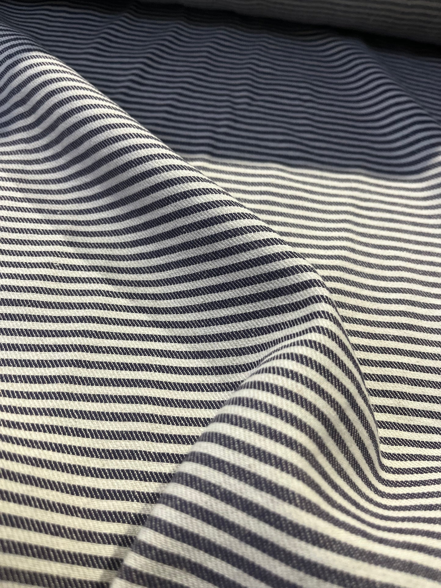 SHAFTY 150 jeans with linen striped