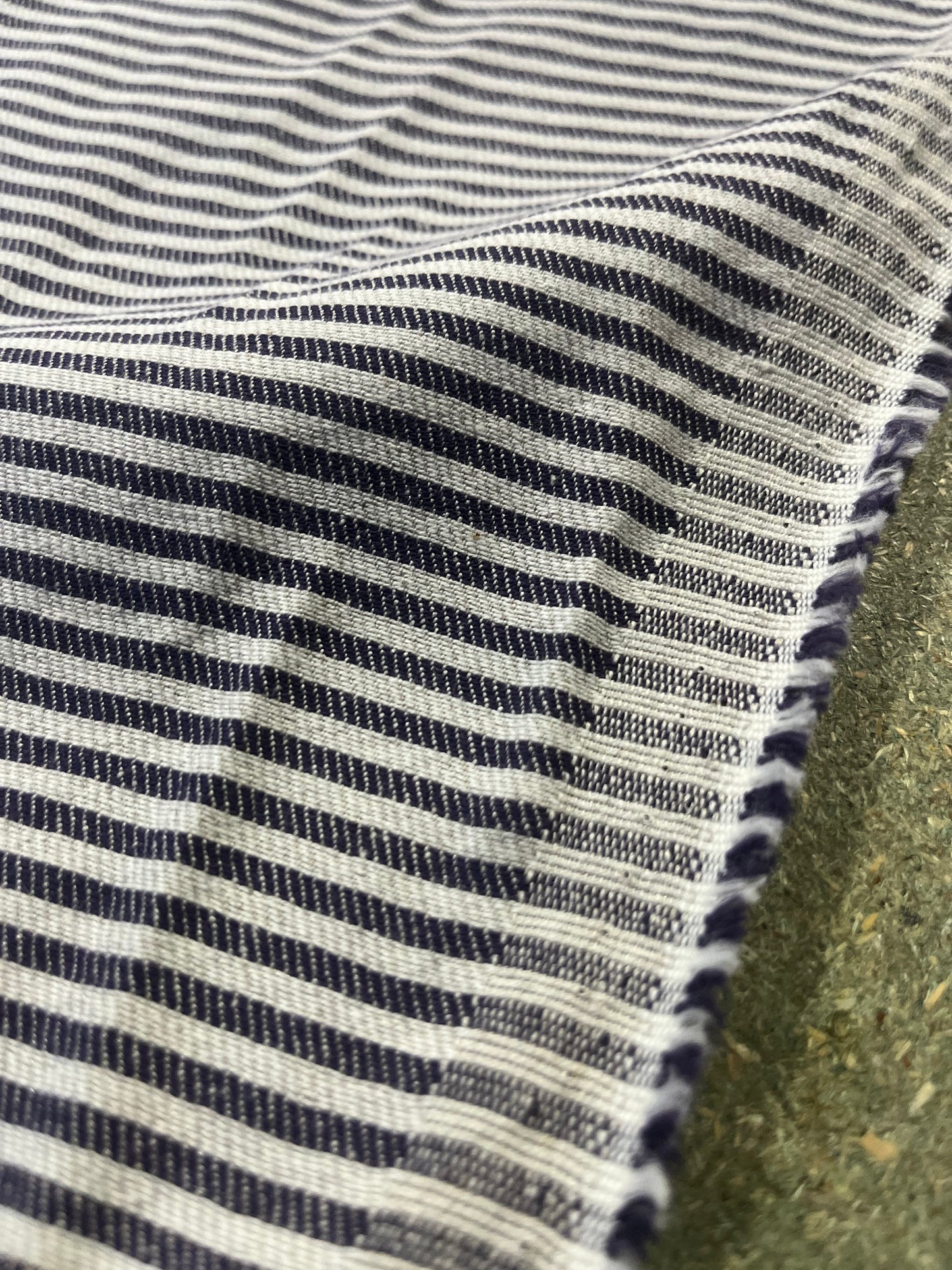 SHAFTY 150 jeans with linen striped