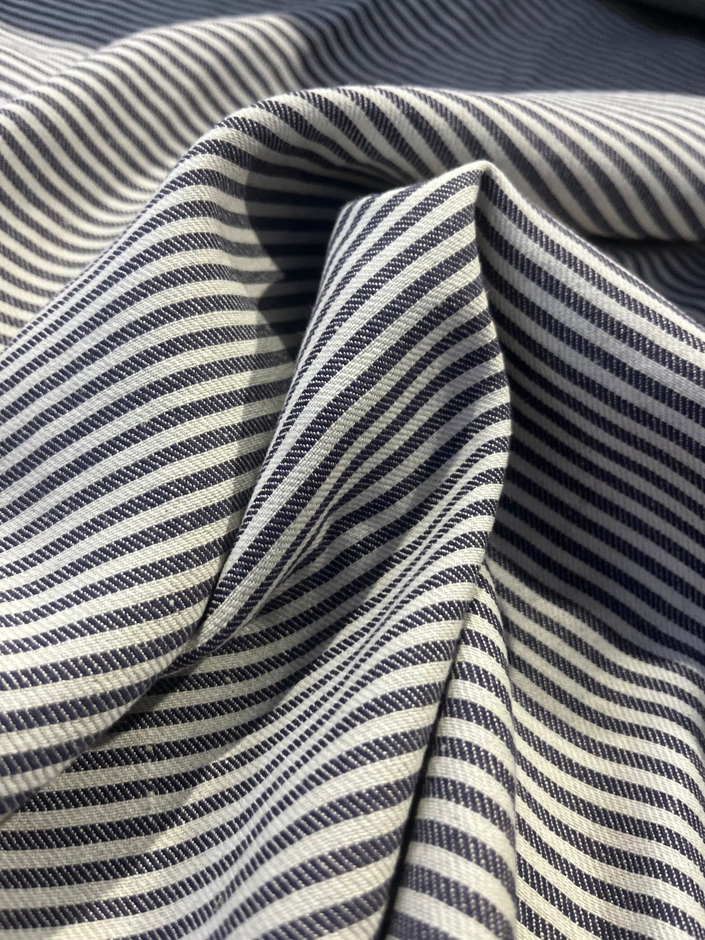 SHAFTY 150 jeans with linen striped