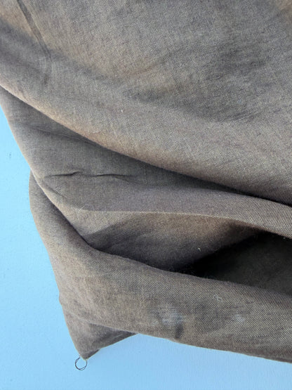BILLY 004 brown viscose voile