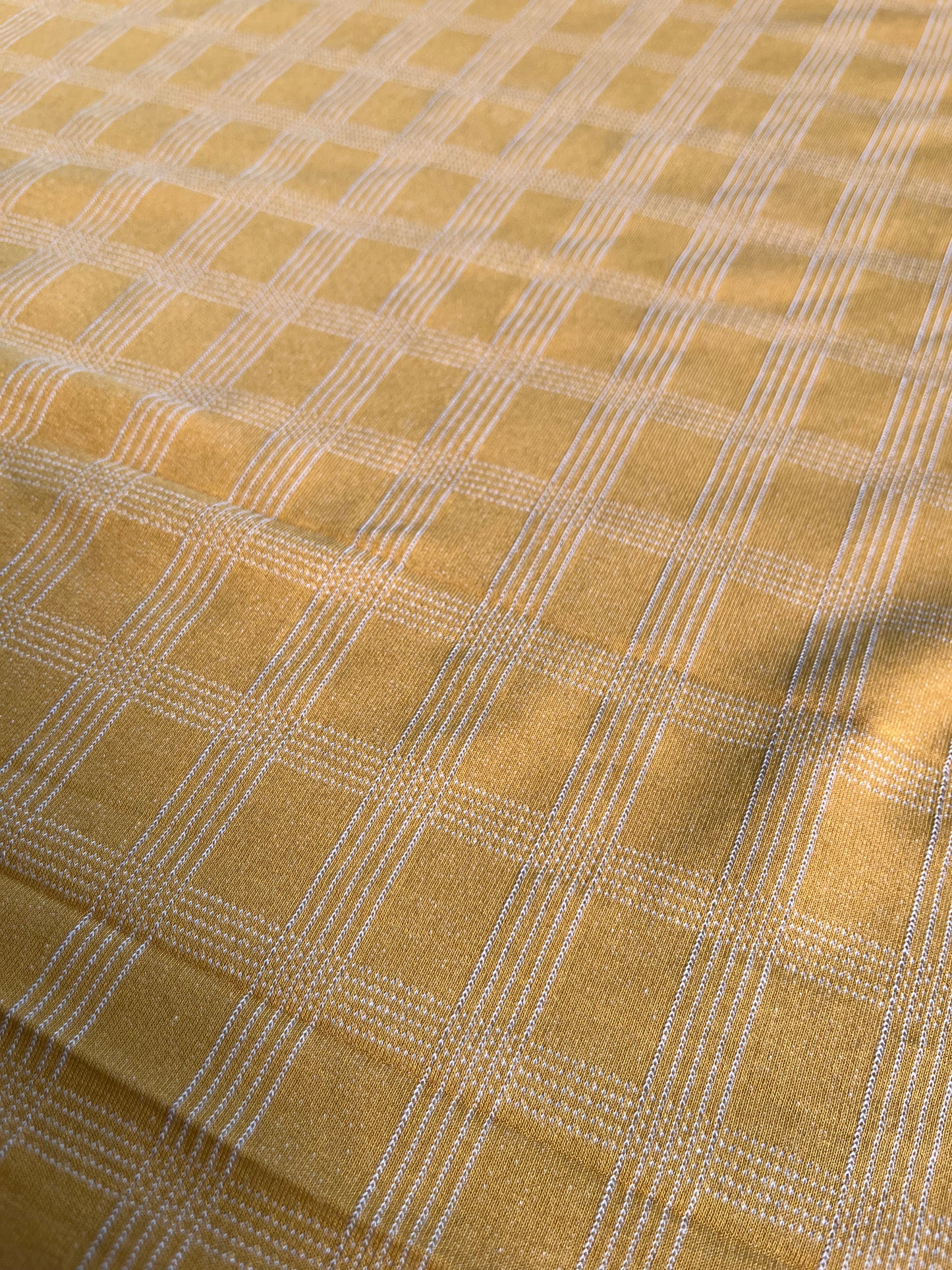 JC 060 jersey jacquard yellow check