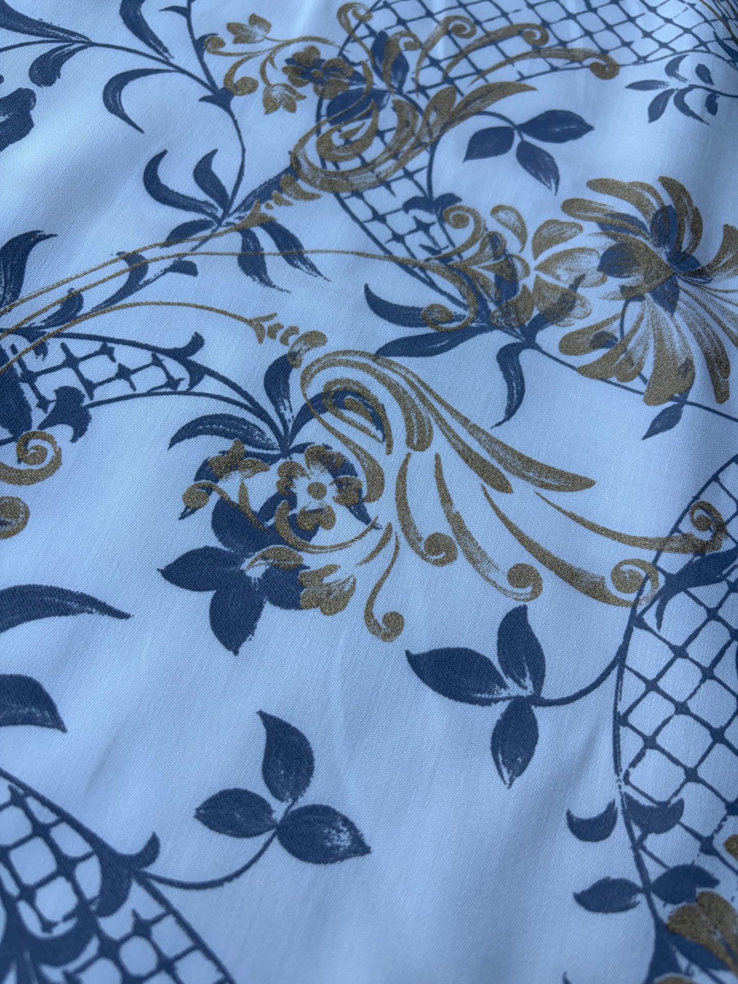 BILLY 006 viscose print grey/gold