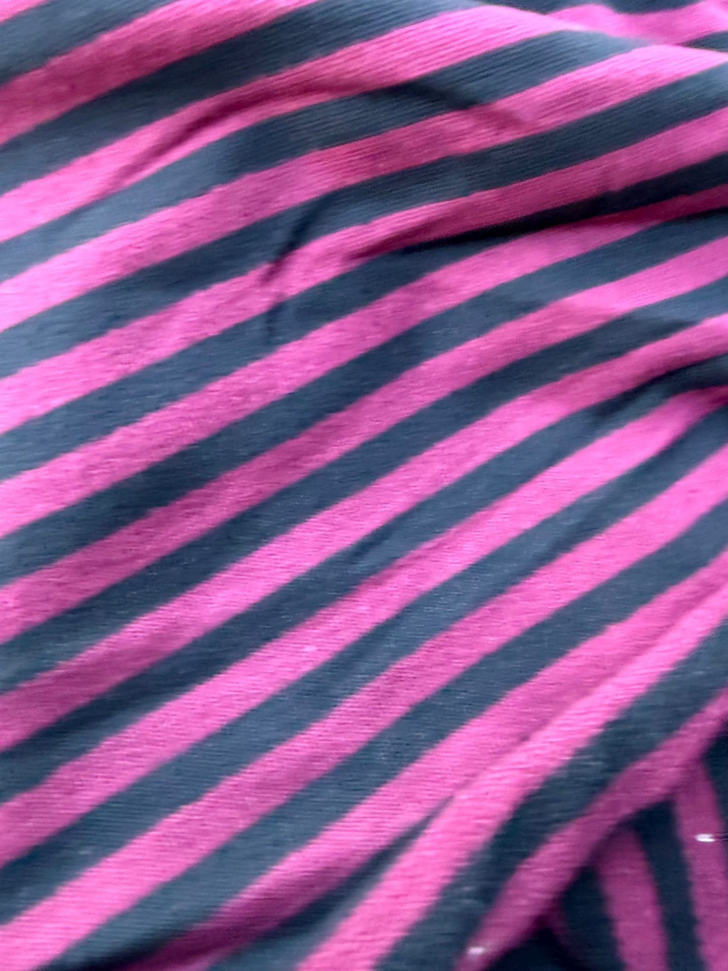 BILLY 011 Black/wine striped French Terry
