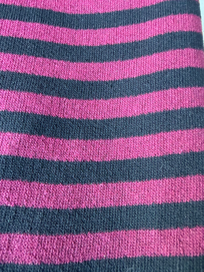 BILLY 011 Black/wine striped French Terry