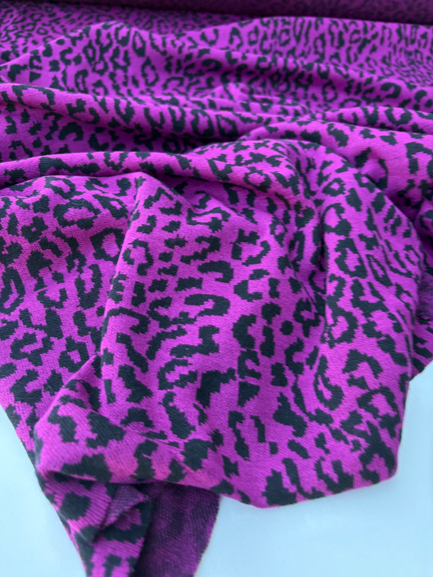 BILLY 013 purple/black  cotton jersey jacquard