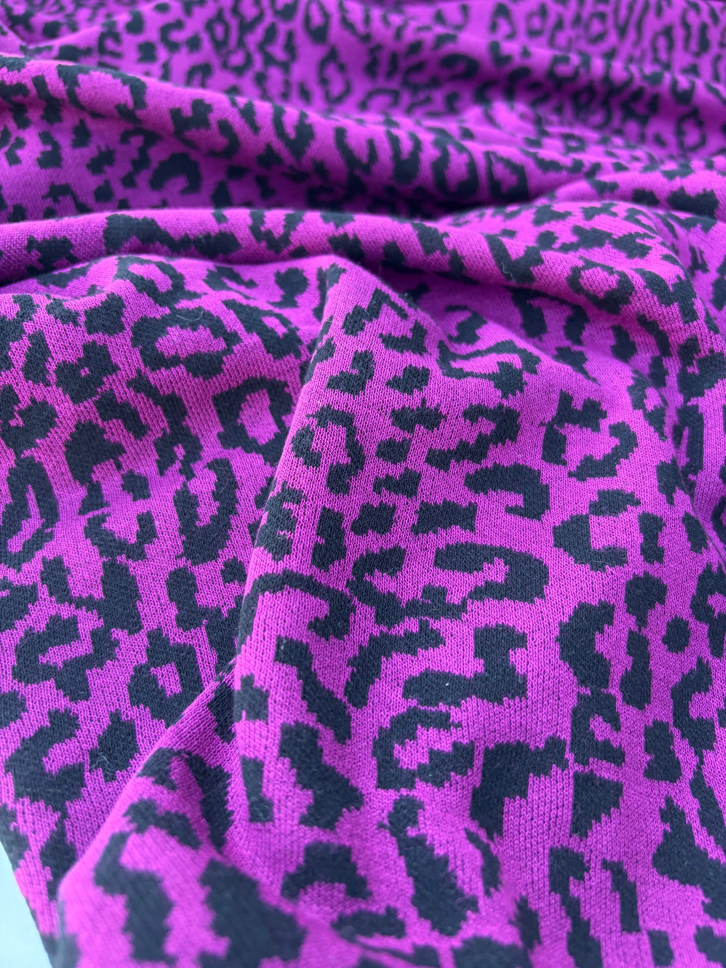 BILLY 013 purple/black  cotton jersey jacquard